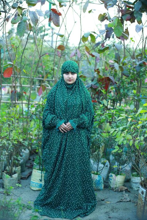Olive Color Beautiful Salat Khimar for womens-Best Khimar for womens-Hijab Khimar