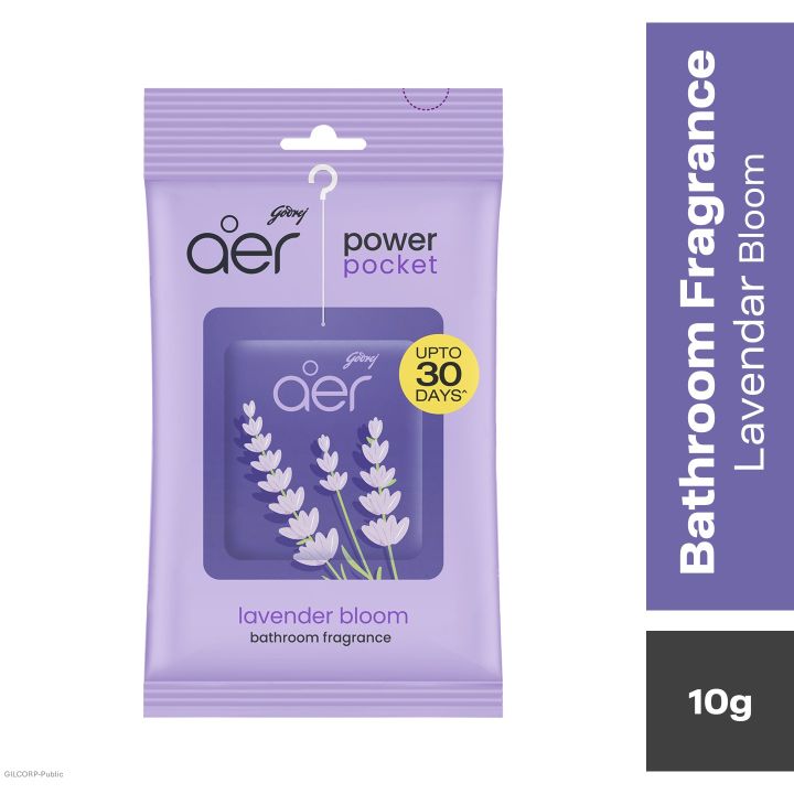 Aer Power Pocket Bathroom Freshener Lavender Bloom 10 gm - air freshener
