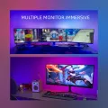 Smart Ambient Led PC Backlight  Gaming Computer Monitor 5V WS2812b  RGBIC  Sync Screen Color USB Led Light Strip For Windows. 