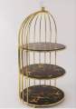 3 layer and 2 layer cage table tray for serving. 