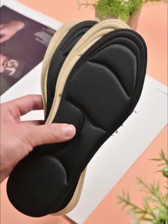 1/2/4/16Pairs 5D Massage Memory Foam Insoles For Shoes Sole Breathable Cushion Sport Running Insoles For Feet Orthopedic Insoles