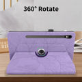Coque For Samsung Galaxy Tab S10 Lite Case Embossed 360 Rotating Stand Tablet Funda For Galaxy Tab S10 Lite Cover 2025 10.9 inch.