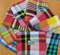 Cotton Panel Check Bedsheet Multicolor Only Bedsheet. (No Pillow Cover ) - Bed Sheet.