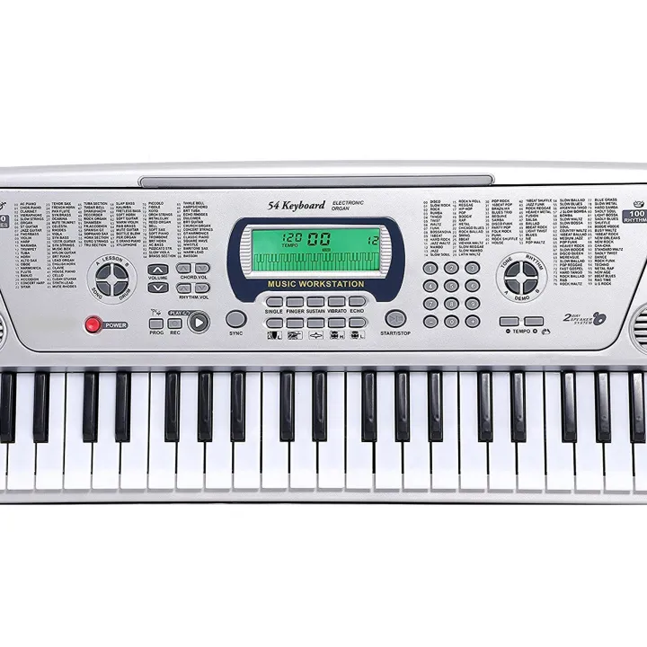 MQ%205407%20Bandstand%20Electronic%20Keyboard%2054%20Key%20Musical%20Piano%20With%20Microphone%20And%20LCD%20Display%20-%20Image%204