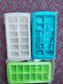 Set of 3, Ice Cube Tray Plastic Ice Tray Sakura Star Heart Shape. 