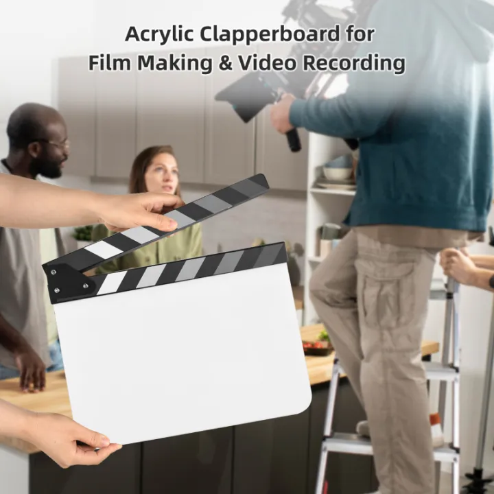 Acrylic%20Clapperboard%20Film%20Clapboard%20Movie%20Director's%20Slate%20Cut%20Action%20Scene%20Clapper%20Board%20Film%20Slate%20Dry%20Erase%20Clapperboard%20-%20Image%205