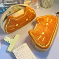 Kawaii Cat Plush Stationery Bag Portable Pencil Case Aesthetic Stationery Bag Suitable for Capybara Lovers Gifts.