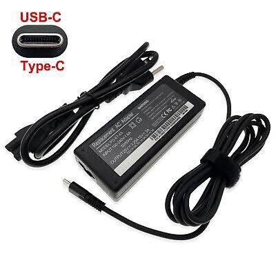 Type-C AC Adapter For HP EliteBook x360 1030-G4 1040 G6 USB-C Charger Power  Cord