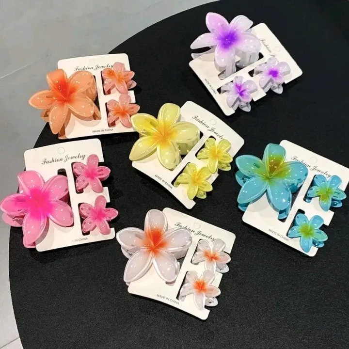 3pcs/set%20Flower%20Claw%20Clip%20Women%20Hawaiian%20Girl%20Hair%20Accessories%20-%20Image%208