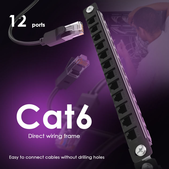 12%20Port%20Patch%20Panel%2010inch%200.5U%20CAT6%20Network%20Patch%20Panel%20for%20DeskPi%20RackMate%20T1/T0/T2/T1%20Plus/T0%20Plus%20and%2010%20Inch%20Server%20Rack/Ne%20-%20Image%204