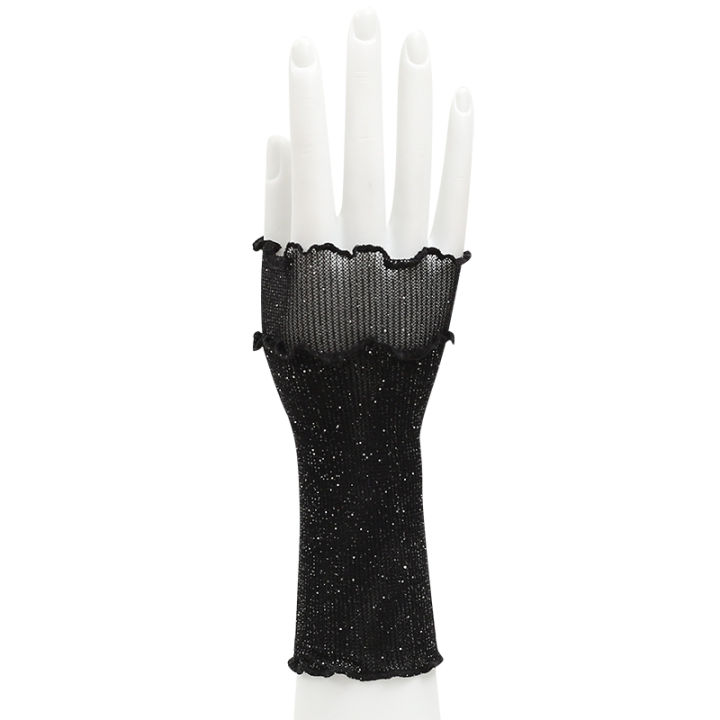 Women%20Hand%20Sleeve%20Wrist%20Cuffs%20Ruffled%20Floral%20Black%20Lace%20Elastic%20Bracelet%20Elegant%20Girls%20Wrist%20Gloves%20Thin%20and%20Breathable%20Decorate%20-%20Image%206