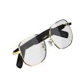 SG-16Pro New Trendy Smart Glasses Anti Blue Light Gold frame Sunglasses Music Stereo For Jogging Workouts SG16 PRO. 