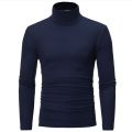 Thermal Underwear Tops Men Winter Clothes Thermal Shirt Autumn Men's Winter Tights High Neck Thin Slim Fit Long Sleeve T-shirt. 