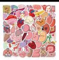 25 pcs internal anatomy of human being funny stickers for doctor's  laptop, mobile ,diary ,books and for science students ,kids etc.... 