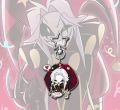 Game The Freak Circus Pierrot Cosplay Keychain Kawaii Acrylic Joker Clown Pendant Keyring Key Chain Bag Accessory Ornament Props. 
