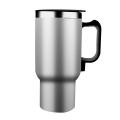 500ML 12V Car Electric Heating Cup USB Heating Cup Water Bottle Drink Mug Heater Traveling Cup with USB Heater Car Gadgets.