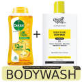 Dettol Body Wash and Shower Gel for Women and Men, Cool - 250ml | Soap-Free Bodywash | 12h Odour Protection. 