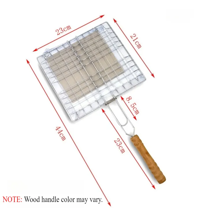Stainless%20Steel%20Barbecue%20Rack%20Foldable%20Portable%20Long%20Handle%20Barbecue%20Basket%20Large%20Capacity%20Grilling%20Net%20Barbecue%20Tools%20-%20Image%204