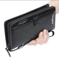 Men Wallet Cardholder Slim Coin Purse PU Lether Pocket Vintage Business Clutch Male Small Money Clip with Zipper Card Organizer. 