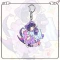 Game Genshin Impact Durin Balladeer Wanderer Cosplay Keychain Kawaii Acrylic Keyring Backpack Pendant Decoration Accessories.