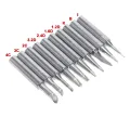10pcs 900M Soldering Iron Tips Set Welding Nozzle Internal Heated Solder Heads Welding Tip Tool Lead-Free Solder Irons Bit. 