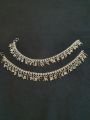Silver Pair oF Anklets Pazaib.. 