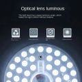 AC220V White/Tricolor Dimming LED Ring PANEL Circle Light  36W 24W 18W 12W Cold White Round Ceiling Board The Circular Lamp. 