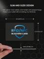 RFID Blocking Card 2 Pack, Bank Debit Credit Card Protector, Anti-Theft Contactless NFC Blocker, Entire Wallet Protection.
