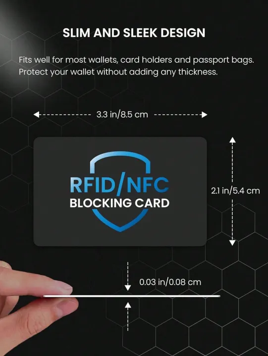 RFID%20Blocking%20Card%202%20Pack,%20Bank%20Debit%20Credit%20Card%20Protector,%20Anti-Theft%20Contactless%20NFC%20Blocker,%20Entire%20Wallet%20Protection%20-%20Image%205