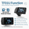 KT TF01U Display Suitable for KT Controller with USB Charging Port  24V/36V/48V Electric Bicycle Color LCD TFT Display Ebike Par. 