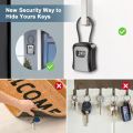 Large Key Lock Box for Outside 4-digit Code Security Safe Box with Extra Large Space for House Keys Spare Keys Storage. 