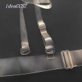Women's Elastic Transparent Silicone Adjustable Invisible Sticky Bra Back Strap 50/70cm Extended Thickened. 
