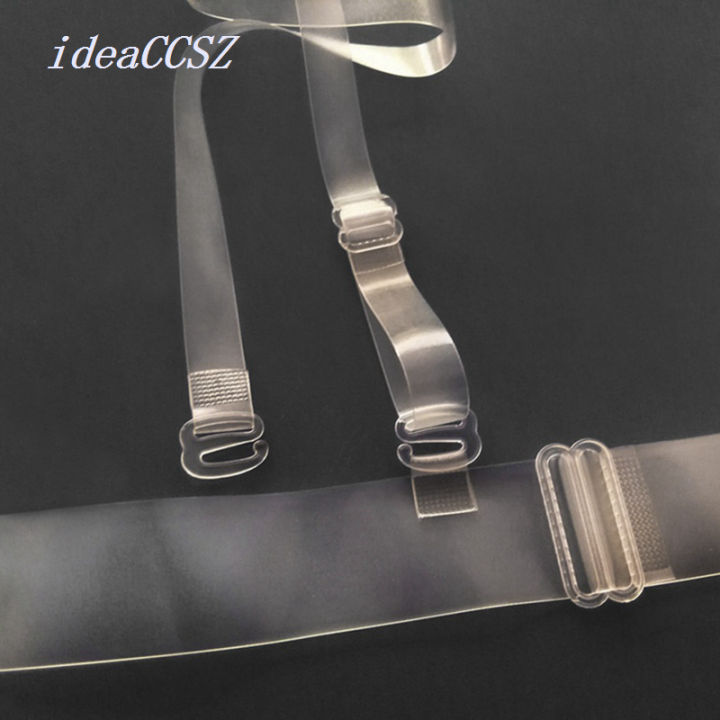 Women's%20Elastic%20Transparent%20Silicone%20Adjustable%20Invisible%20Sticky%20Bra%20Back%20Strap%2050/70cm%20Extended%20Thickened%20-%20Image%204