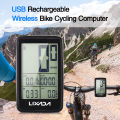 LIXADA Wireless Bike Speedometer Backlight USB Rechargeable Bike Cycling Computer Bicycle Speed Meter Odometer Bicycle Computer. 