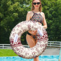 1PC Swim ring with handles, classic pool float, inflatable flotation device, perfect for summer pool parties and beach outings.. 