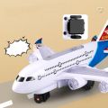 Airplane Toys for Kids, Bump and Go Action, Toddler Toy Plane with LED Flashing Lights and Sounds for Boys & Girls 3-12 Years Old (Airbus A380). 
