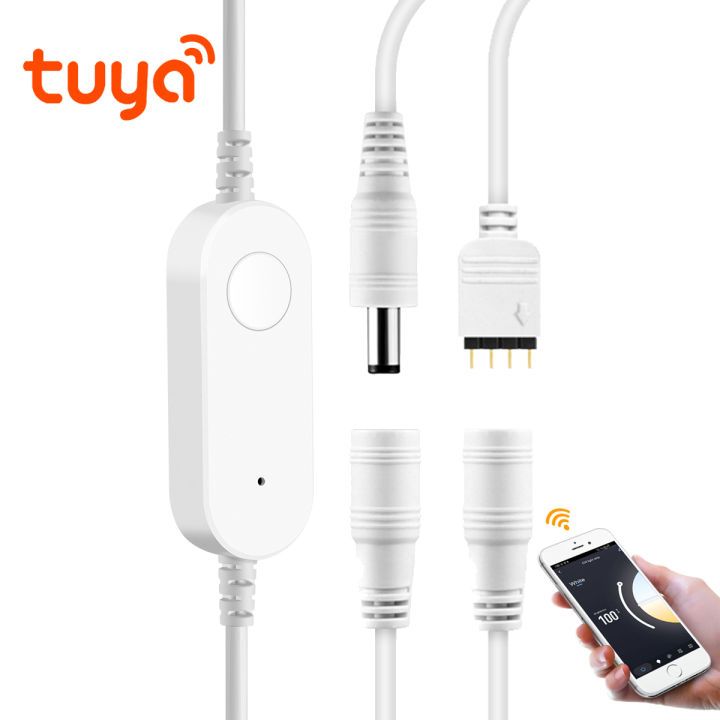 Smart Life Led Controller 24V 12V Single Color /Dual White CCT /RGB LED Strip Controller for Tuya ...