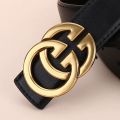Ladies genuine leather belt, versatile decoration for business and casual wear, simple and fashionable, with a high-end feel..