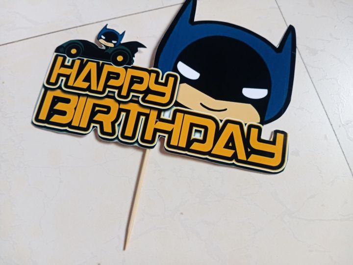 badman theme topper set