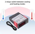 STC-1000 Temperature Controller Thermostat Incubator Electronic Digital Display Temperature Relay NTC Sensor (Upgraded -50° ~ 99°C) Multipurpose Controller With Sensor Probe. 