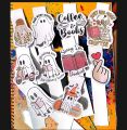 Pack of 08 cute bookmarks , aesthetic bookmarks , bookmarks for books , aesthetic stationery set. 