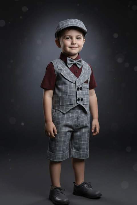 Summer%20friendly%20new%20demanding%20five%20piece%20party%20dress%20combo%20set%20for%20kids%20(%20half%20shirt%20+%20half%20pant%20+%20vest%20+%20bow%20tie%20)%20-%20Image%202