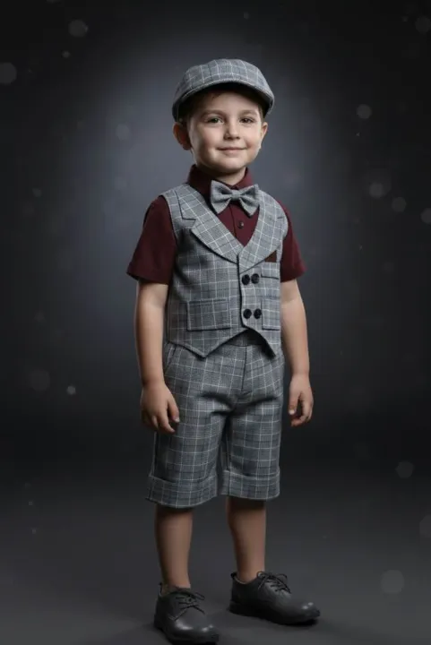 Summer%20friendly%20new%20demanding%20five%20piece%20party%20dress%20combo%20set%20for%20kids%20(%20half%20shirt%20+%20half%20pant%20+%20vest%20+%20bow%20tie%20)%20-%20Image%202