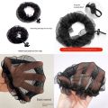 Round Bun Nets Stretchable Invisible Nylon Hair Net Reusable Elastic Mesh Suitable for Ballet Dance Audition Training Gym. 