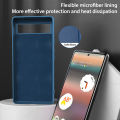 Luxury Liquid Silicone Phone Case for Google Pixel 8 7 6 Pro 6A 7A Shockproof Soft Back Cover Protective Cases Phone Accessories.