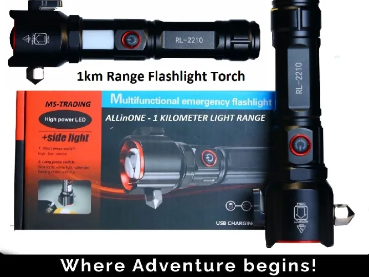 SUPER%208800%20mAh%20Powered%202%20in%201%20Emergency%20Flash%20Light%20And%20Charging%20Bank%20%20Waterproof%20LED%20Powerful%20Torch%20High%20Power%20Long%20Distance%201%20Km%20,(%201000%20meters%20Long%20Range%20)%20High%20Battery%20Back%20Up%20Water%20Resistance%20Rechargeable%20-%20Image%203