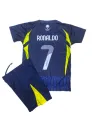 Al Nassr 2025 Football kit Kids Boys size Jersey - (4 to 13 years). 