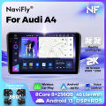 Car radio Android Auto CarPlay GPS Navigation Stereo Head Unit for Audi A4 II 2 B6 III 3 B7 2000-2009 S4 2002-2008 RS4 2005-2009. 