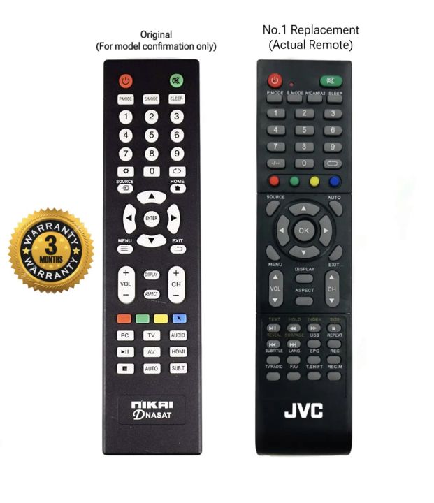 Nikai LED TV Remote Controller