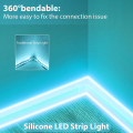 5V LED Flexible Silicone Neon Light RGB Strip 1M Remote Control Waterproof SMD 3535 Flexible Tape 108Leds/M Decor for Room. 